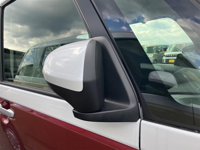 ムーヴキャンバス ストライプスＸ　届け出済み未使用車　両側電動スライドドア　クリアランスソナー　衝突被害軽減システム　オートライト　スマートキー　アイドリングストップ　電動格納ミラー　ベンチシート　ＣＶＴ　盗難防止システム　ＡＢＳ（26枚目）