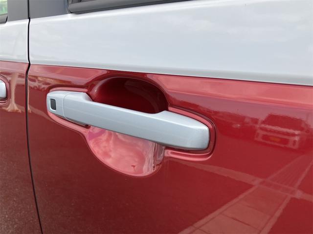 ムーヴキャンバス ストライプスＸ　届け出済み未使用車　両側電動スライドドア　クリアランスソナー　衝突被害軽減システム　オートライト　スマートキー　アイドリングストップ　電動格納ミラー　ベンチシート　ＣＶＴ　盗難防止システム　ＡＢＳ（39枚目）