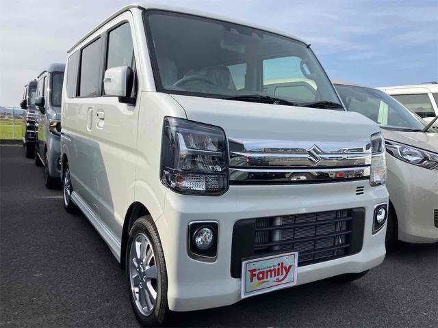 エブリイワゴン PZターボスペシャル 届け出済み未使用車 両側電動スライドドア クリアランスソナー レーンアシスト 衝突被害軽減システム オートライト LEDヘッドランプ スマートキー アイドリングストップ 電動格納ミラー シートヒーター(18枚目)