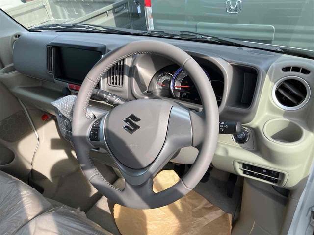 エブリイワゴン PZターボスペシャル 届け出済み未使用車 両側電動スライドドア クリアランスソナー レーンアシスト 衝突被害軽減システム オートライト LEDヘッドランプ スマートキー アイドリングストップ 電動格納ミラー シートヒーター(50枚目)