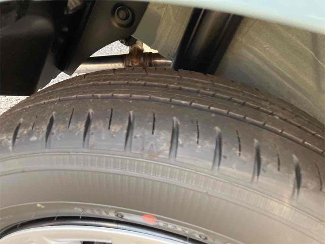 ムーヴキャンバス セオリーＸ　届け出済み未使用車　両側電動スライドドア　クリアランスソナー　衝突被害軽減システム　オートライト　スマートキー　アイドリングストップ　電動格納ミラー　ベンチシート　ＣＶＴ　盗難防止システム　ＡＢＳ（35枚目）