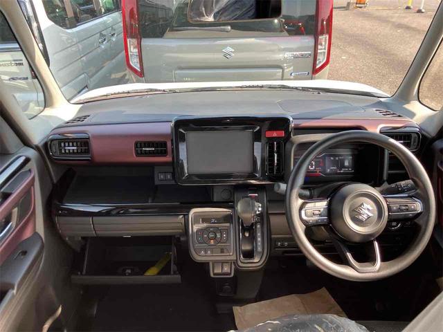 スペーシアカスタム ハイブリッドGS 届け出済み未使用車 両側スライド・片側電動 クリアランスソナー オートクルーズコントロール レーンアシスト 衝突被害軽減システム オートライト LEDヘッドランプ スマートキー アイドリングストップ(6枚目)