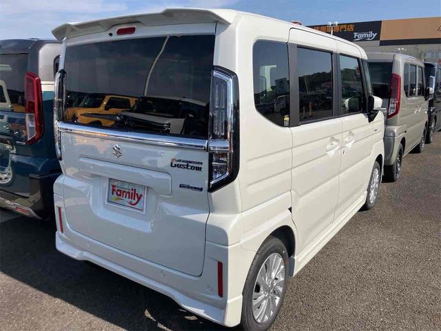 スペーシアカスタム ハイブリッドGS 届け出済み未使用車 両側スライド・片側電動 クリアランスソナー オートクルーズコントロール レーンアシスト 衝突被害軽減システム オートライト LEDヘッドランプ スマートキー アイドリングストップ(18枚目)