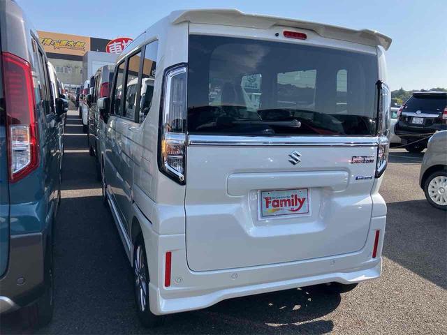 スペーシアカスタム ハイブリッドGS 届け出済み未使用車 両側スライド・片側電動 クリアランスソナー オートクルーズコントロール レーンアシスト 衝突被害軽減システム オートライト LEDヘッドランプ スマートキー アイドリングストップ(19枚目)