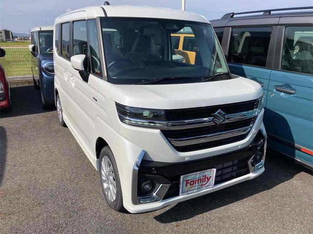 スペーシアカスタム ハイブリッドGS 届け出済み未使用車 両側スライド・片側電動 クリアランスソナー オートクルーズコントロール レーンアシスト 衝突被害軽減システム オートライト LEDヘッドランプ スマートキー アイドリングストップ(26枚目)