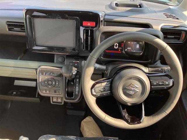 スペーシアギア ハイブリッドXZ 届け出済み未使用車 両側電動スライドドア クリアランスソナー オートクルーズコントロール レーンアシスト 衝突被害軽減システム オートライト LEDヘッドランプ ヘッドライトウォッシャー スマートキー(7枚目)