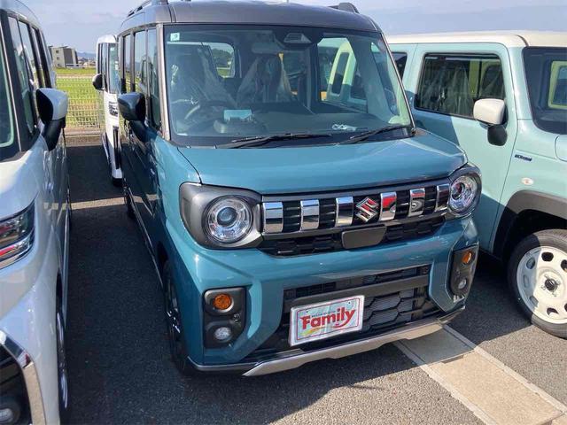 スペーシアギア ハイブリッドXZ 届け出済み未使用車 両側電動スライドドア クリアランスソナー オートクルーズコントロール レーンアシスト 衝突被害軽減システム オートライト LEDヘッドランプ ヘッドライトウォッシャー スマートキー(26枚目)