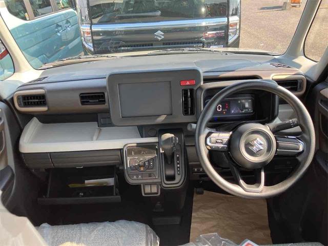 スペーシア ハイブリッドG 届け出済み未使用車 両側スライドドア クリアランスソナー 衝突被害軽減システム オートライト LEDヘッドランプ スマートキー アイドリングストップ 電動格納ミラー ベンチシート CVT(6枚目)