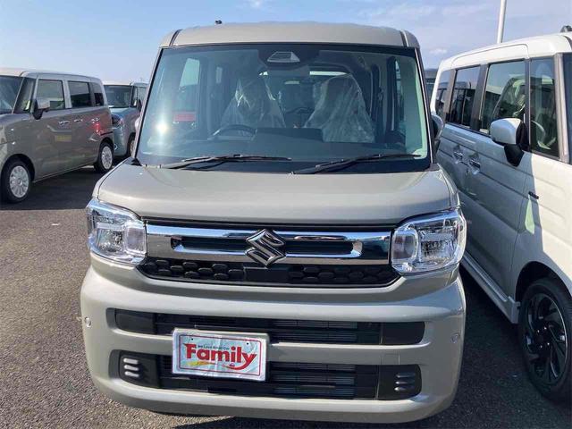 スペーシア ハイブリッドG 届け出済み未使用車 両側スライドドア クリアランスソナー 衝突被害軽減システム オートライト LEDヘッドランプ スマートキー アイドリングストップ 電動格納ミラー ベンチシート CVT(17枚目)