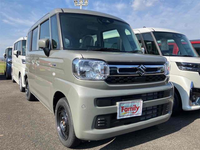 スペーシア ハイブリッドG 届け出済み未使用車 両側スライドドア クリアランスソナー 衝突被害軽減システム オートライト LEDヘッドランプ スマートキー アイドリングストップ 電動格納ミラー ベンチシート CVT(18枚目)