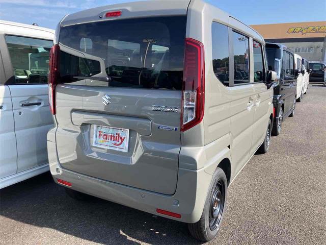 スペーシア ハイブリッドG 届け出済み未使用車 両側スライドドア クリアランスソナー 衝突被害軽減システム オートライト LEDヘッドランプ スマートキー アイドリングストップ 電動格納ミラー ベンチシート CVT(19枚目)