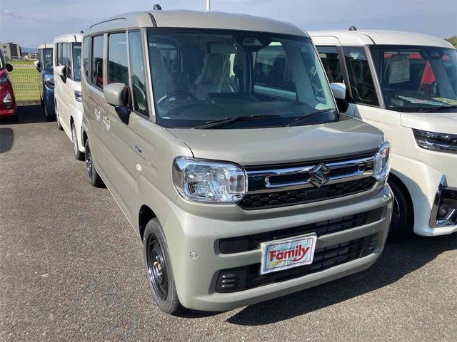 スペーシア ハイブリッドG 届け出済み未使用車 両側スライドドア クリアランスソナー 衝突被害軽減システム オートライト LEDヘッドランプ スマートキー アイドリングストップ 電動格納ミラー ベンチシート CVT(25枚目)