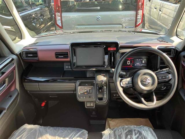 スペーシアカスタム ハイブリッドGS 届け出済み未使用車 両側スライド・片側電動 クリアランスソナー オートクルーズコントロール レーンアシスト 衝突被害軽減システム オートライト LEDヘッドランプ スマートキー アイドリングストップ(6枚目)