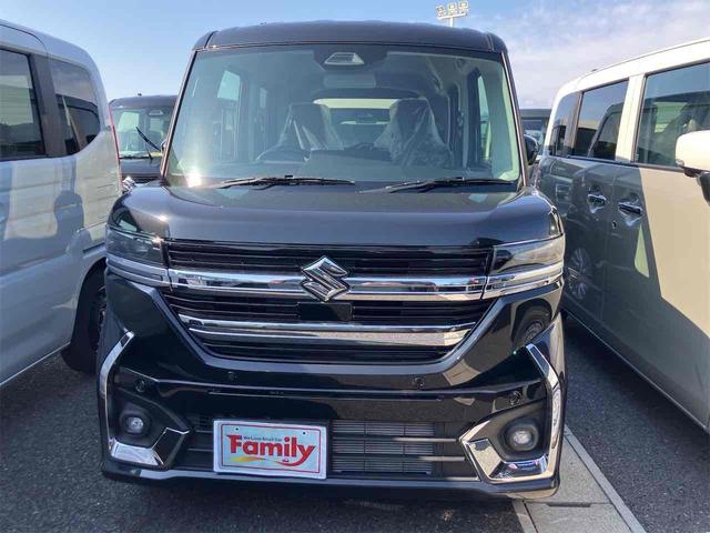 スペーシアカスタム ハイブリッドGS 届け出済み未使用車 両側スライド・片側電動 クリアランスソナー オートクルーズコントロール レーンアシスト 衝突被害軽減システム オートライト LEDヘッドランプ スマートキー アイドリングストップ(17枚目)