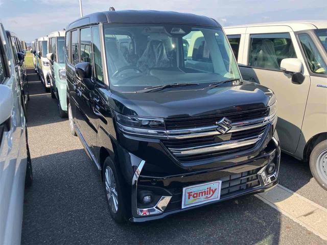 スペーシアカスタム ハイブリッドGS 届け出済み未使用車 両側スライド・片側電動 クリアランスソナー オートクルーズコントロール レーンアシスト 衝突被害軽減システム オートライト LEDヘッドランプ スマートキー アイドリングストップ(19枚目)