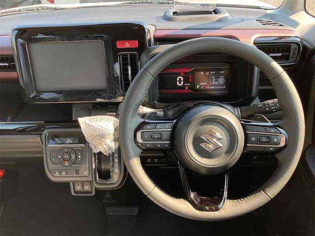 スペーシアカスタム ハイブリッドXSターボ 届け出済み未使用車 両側電動スライドドア クリアランスソナー オートクルーズコントロール レーンアシスト 衝突被害軽減システム オートライト LEDヘッドランプ スマートキー アイドリングストップ(7枚目)