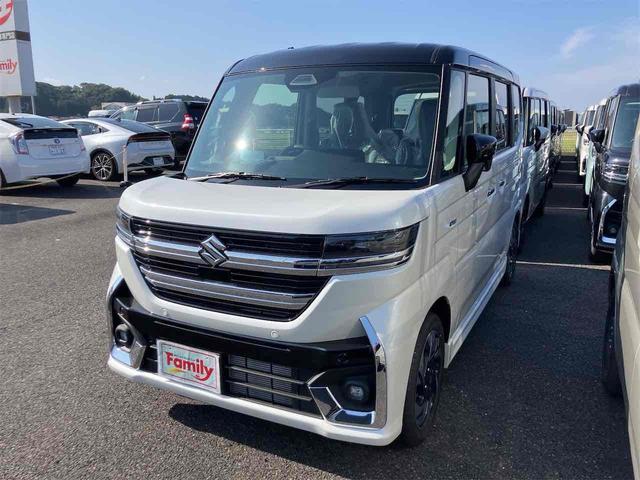 スペーシアカスタム ハイブリッドXSターボ 届け出済み未使用車 両側電動スライドドア クリアランスソナー オートクルーズコントロール レーンアシスト 衝突被害軽減システム オートライト LEDヘッドランプ スマートキー アイドリングストップ(16枚目)