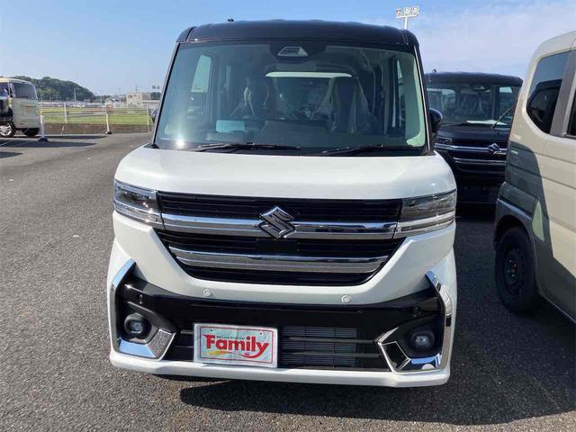 スペーシアカスタム ハイブリッドXSターボ 届け出済み未使用車 両側電動スライドドア クリアランスソナー オートクルーズコントロール レーンアシスト 衝突被害軽減システム オートライト LEDヘッドランプ スマートキー アイドリングストップ(17枚目)