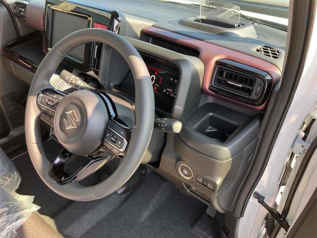 スペーシアカスタム ハイブリッドXSターボ 届け出済み未使用車 両側電動スライドドア クリアランスソナー オートクルーズコントロール レーンアシスト 衝突被害軽減システム オートライト LEDヘッドランプ スマートキー アイドリングストップ(54枚目)