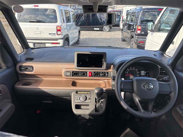 ムーヴキャンバス セオリーX 届け出済み未使用車 両側電動スライドドア クリアランスソナー 衝突被害軽減システム オートライト スマートキー アイドリングストップ 電動格納ミラー ベンチシート CVT 盗難防止システム ABS(6枚目)