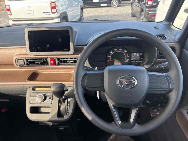 ムーヴキャンバス セオリーX 届け出済み未使用車 両側電動スライドドア クリアランスソナー 衝突被害軽減システム オートライト スマートキー アイドリングストップ 電動格納ミラー ベンチシート CVT 盗難防止システム ABS(7枚目)