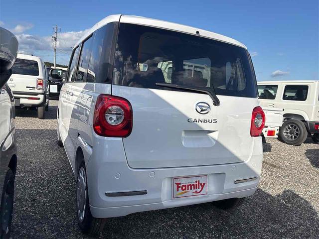 ムーヴキャンバス セオリーX 届け出済み未使用車 両側電動スライドドア クリアランスソナー 衝突被害軽減システム オートライト スマートキー アイドリングストップ 電動格納ミラー ベンチシート CVT 盗難防止システム ABS(21枚目)