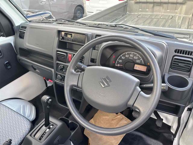 キャリイトラック KC 4WD 届け出済み未使用車 軽トラック AT 衝突被害軽減システム クリアランスソナー レーンアシスト アイドリングストップ オートライト ESC エアコン パワーウィンドウ(7枚目)