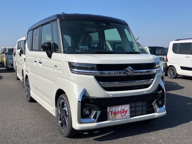 スペーシアカスタム ハイブリッドＸＳ　届け出済み未使用車　両側電動スライドドア　クリアランスソナー　オートクルーズコントロール　レーンアシスト　衝突被害軽減システム　オートライト　ＬＥＤヘッドランプ　スマートキー　アイドリングストップ（18枚目）