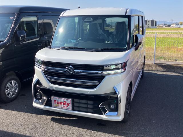 スペーシアカスタム ハイブリッドＸＳターボ　両側電動スライドドア　クリアランスソナー　オートクルーズコントロール　レーンアシスト　衝突被害軽減システム　オートライト　ＬＥＤヘッドランプ　スマートキー　アイドリングストップ　電動格納ミラー（16枚目）