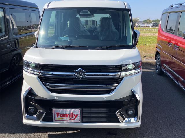 スペーシアカスタム ハイブリッドＸＳターボ　両側電動スライドドア　クリアランスソナー　オートクルーズコントロール　レーンアシスト　衝突被害軽減システム　オートライト　ＬＥＤヘッドランプ　スマートキー　アイドリングストップ　電動格納ミラー（17枚目）