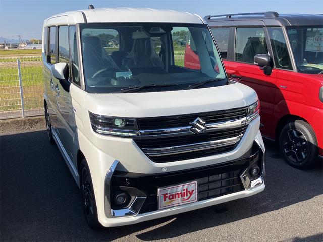 スペーシアカスタム ハイブリッドＸＳターボ　両側電動スライドドア　クリアランスソナー　オートクルーズコントロール　レーンアシスト　衝突被害軽減システム　オートライト　ＬＥＤヘッドランプ　スマートキー　アイドリングストップ　電動格納ミラー（19枚目）