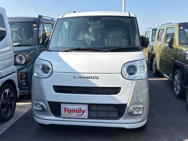 ムーヴキャンバス ストライプスＧ　届け出済み未使用車　バックカメラ　両側電動スライドドア　クリアランスソナー　レーンアシスト　衝突被害軽減システム　オートライト　ＬＥＤヘッドランプ　スマートキー　アイドリングストップ　電動格納ミラー（16枚目）