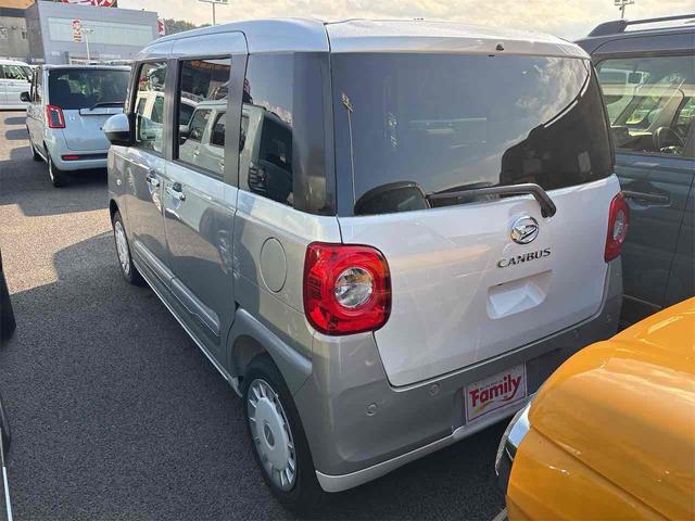 ムーヴキャンバス ストライプスＧ　届け出済み未使用車　バックカメラ　両側電動スライドドア　クリアランスソナー　レーンアシスト　衝突被害軽減システム　オートライト　ＬＥＤヘッドランプ　スマートキー　アイドリングストップ　電動格納ミラー（20枚目）