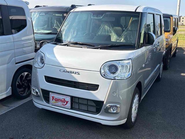 ムーヴキャンバス ストライプスＧ　届け出済み未使用車　バックカメラ　両側電動スライドドア　クリアランスソナー　レーンアシスト　衝突被害軽減システム　オートライト　ＬＥＤヘッドランプ　スマートキー　アイドリングストップ　電動格納ミラー（25枚目）