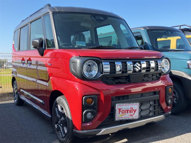 スペーシアギア ハイブリッドＸＺ　届け出済み未使用車　両側電動スライドドア　クリアランスソナー　オートクルーズコントロール　レーンアシスト　衝突被害軽減システム　オートライト　ＬＥＤヘッドランプ　ヘッドライトウォッシャー　スマートキー（17枚目）