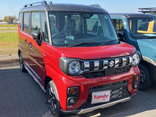 スペーシアギア ハイブリッドＸＺ　届け出済み未使用車　両側電動スライドドア　クリアランスソナー　オートクルーズコントロール　レーンアシスト　衝突被害軽減システム　オートライト　ＬＥＤヘッドランプ　ヘッドライトウォッシャー　スマートキー（18枚目）