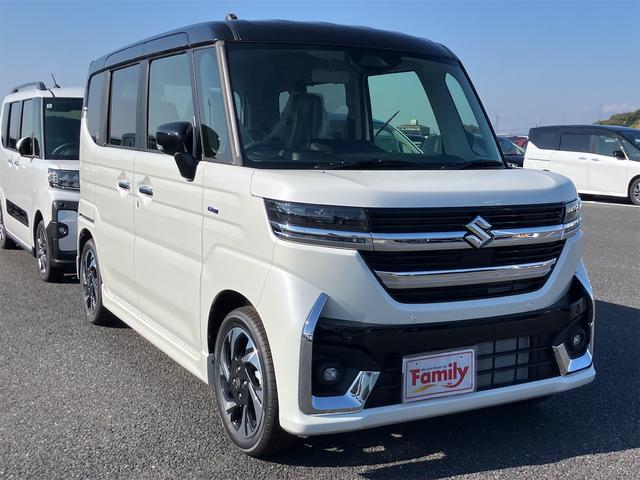 スペーシアカスタム ハイブリッドXS 届け出済み未使用車 両側電動スライドドア クリアランスソナー オートクルーズコントロール レーンアシスト 衝突被害軽減システム オートライト LEDヘッドランプ スマートキー アイドリングストップ(18枚目)