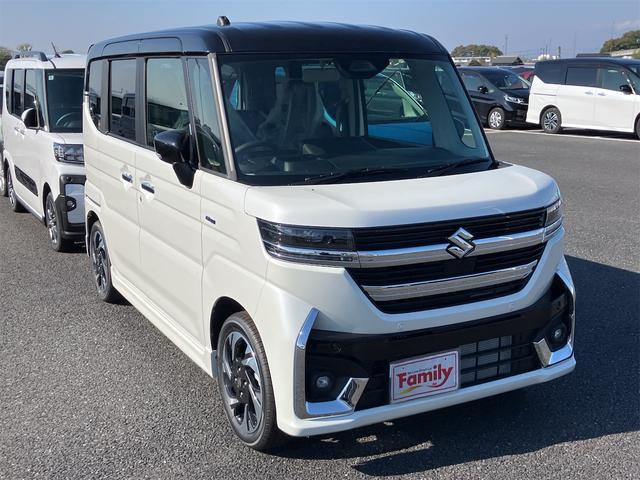 スペーシアカスタム ハイブリッドXS 届け出済み未使用車 両側電動スライドドア クリアランスソナー オートクルーズコントロール レーンアシスト 衝突被害軽減システム オートライト LEDヘッドランプ スマートキー アイドリングストップ(19枚目)