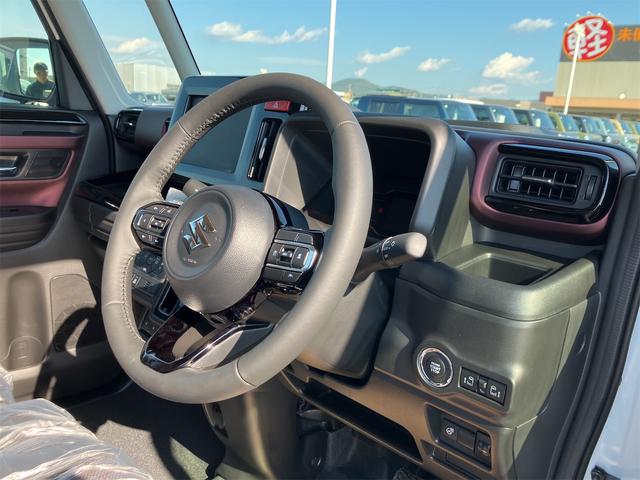 スペーシアカスタム ハイブリッドXS 届け出済み未使用車 両側電動スライドドア クリアランスソナー オートクルーズコントロール レーンアシスト 衝突被害軽減システム オートライト LEDヘッドランプ スマートキー アイドリングストップ(52枚目)