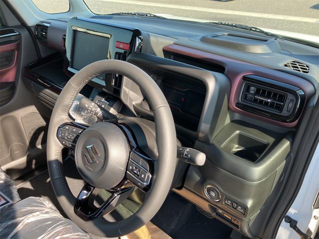 スペーシアカスタム ハイブリッドXS 届け出済み未使用車 両側電動スライドドア クリアランスソナー オートクルーズコントロール レーンアシスト 衝突被害軽減システム オートライト LEDヘッドランプ スマートキー アイドリングストップ(53枚目)