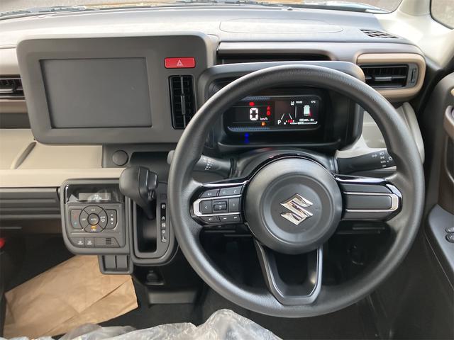 スペーシア ハイブリッドＧ　届け出済み未使用車　両側スライドドア　クリアランスソナー　衝突被害軽減システム　オートライト　ＬＥＤヘッドランプ　スマートキー　アイドリングストップ　電動格納ミラー　ベンチシート　ＣＶＴ（7枚目）