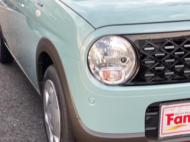 アルトラパン ハイブリッドG 届け出済み未使用車 クリアランスソナー レーンアシスト 衝突被害軽減システム オートライト スマートキー アイドリングストップ 電動格納ミラー シートヒーター ベンチシート CVT 盗難防止システム(21枚目)