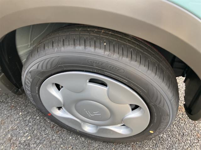 アルトラパン ハイブリッドG 届け出済み未使用車 クリアランスソナー レーンアシスト 衝突被害軽減システム オートライト スマートキー アイドリングストップ 電動格納ミラー シートヒーター ベンチシート CVT 盗難防止システム(24枚目)