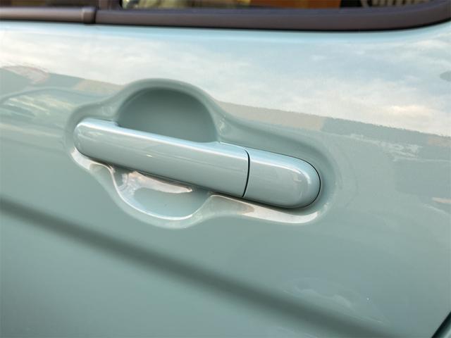 アルトラパン ハイブリッドG 届け出済み未使用車 クリアランスソナー レーンアシスト 衝突被害軽減システム オートライト スマートキー アイドリングストップ 電動格納ミラー シートヒーター ベンチシート CVT 盗難防止システム(33枚目)