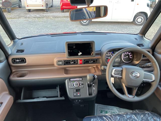 ムーヴキャンバス セオリーＧ　届け出済み未使用車　バックカメラ　両側電動スライドドア　クリアランスソナー　衝突被害軽減システム　オートライト　スマートキー　アイドリングストップ　電動格納ミラー　シートヒーター　ベンチシート　ＣＶＴ（6枚目）