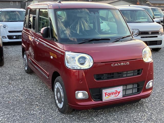 ムーヴキャンバス セオリーＧ　届け出済み未使用車　バックカメラ　両側電動スライドドア　クリアランスソナー　衝突被害軽減システム　オートライト　スマートキー　アイドリングストップ　電動格納ミラー　シートヒーター　ベンチシート　ＣＶＴ（18枚目）