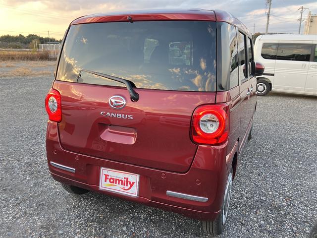 ムーヴキャンバス セオリーＧ　届け出済み未使用車　バックカメラ　両側電動スライドドア　クリアランスソナー　衝突被害軽減システム　オートライト　スマートキー　アイドリングストップ　電動格納ミラー　シートヒーター　ベンチシート　ＣＶＴ（19枚目）