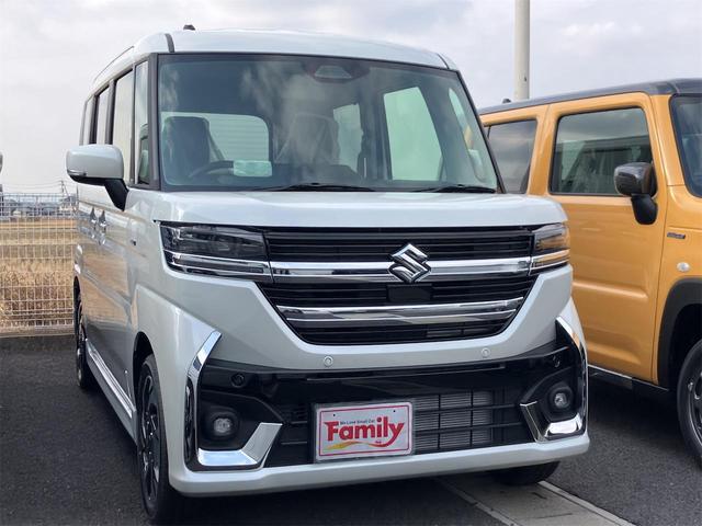 スペーシアカスタム ハイブリッドＸＳ　両側電動スライドドア　クリアランスソナー　オートクルーズコントロール　レーンアシスト　衝突被害軽減システム　オートライト　ＬＥＤヘッドランプ　スマートキー　アイドリングストップ　電動格納ミラー（18枚目）