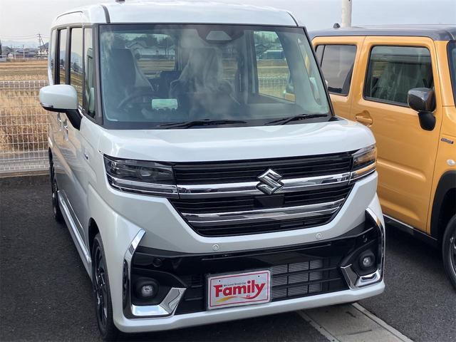 スペーシアカスタム ハイブリッドＸＳ　両側電動スライドドア　クリアランスソナー　オートクルーズコントロール　レーンアシスト　衝突被害軽減システム　オートライト　ＬＥＤヘッドランプ　スマートキー　アイドリングストップ　電動格納ミラー（19枚目）