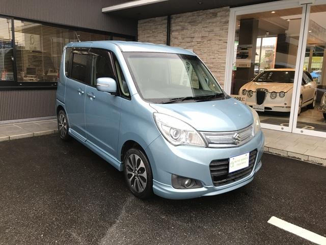 ソリオ Ｓ－ＤＪＥ　レーダーブレーキサポート　ワンオーナー　リア両側Ｐスライドドア　ＡＡＣ　ＨＩＤライト　フォグランプ　純正ＳＤナビ　純正１５インチＡＷ　アイドルストップ　クルコン　オートライト　プッシュ式ＥＧスターター（2枚目）